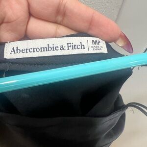 Tin strap black silky maxi dress